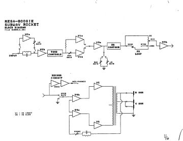 Boogie Subway Rocket schematic circuit diagram